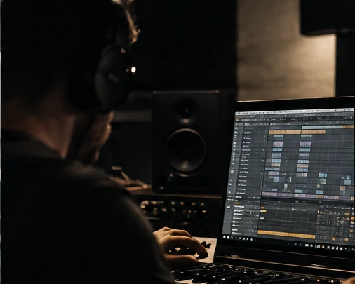 Estúdio de produção musical